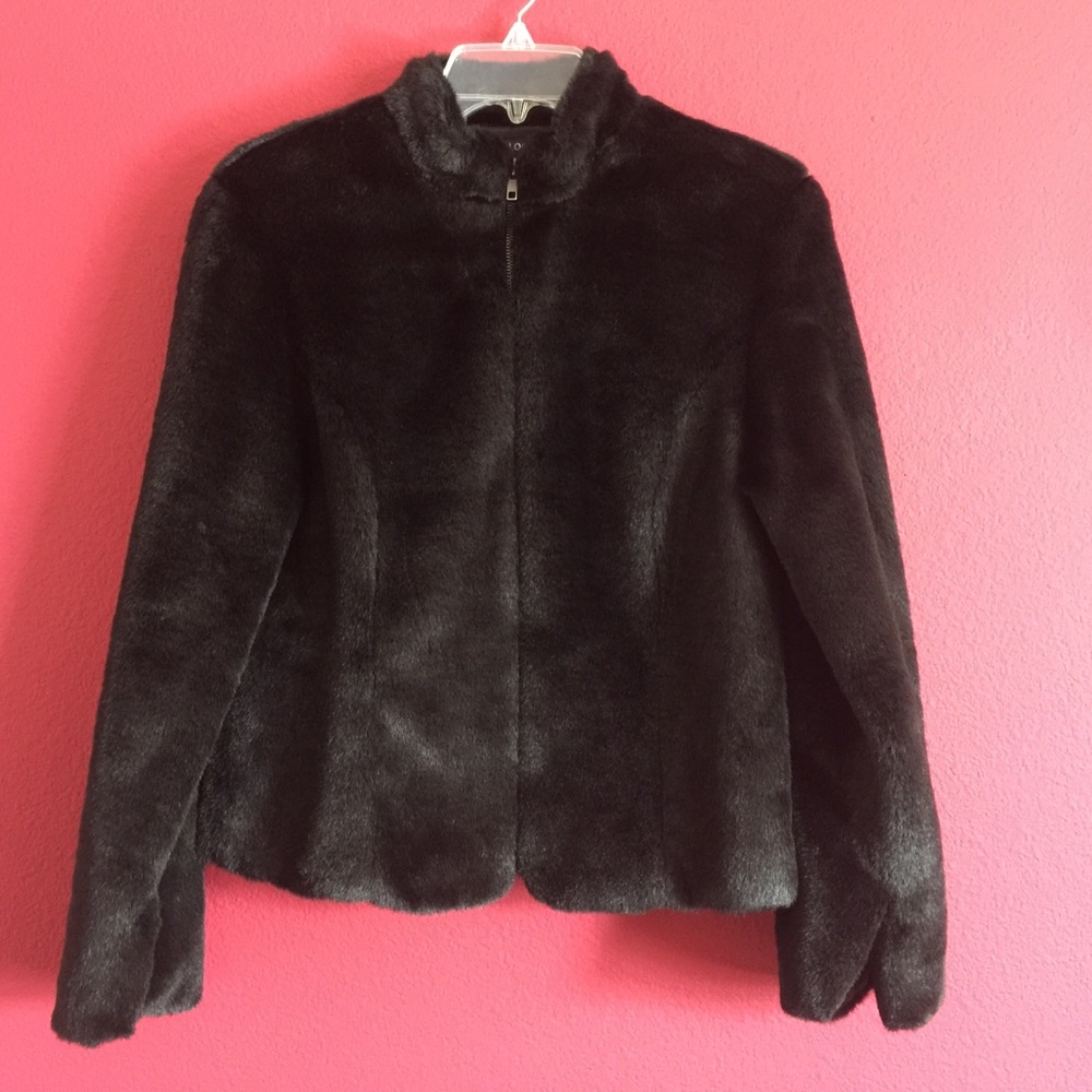 Women’s Black Faux Fur Jacket